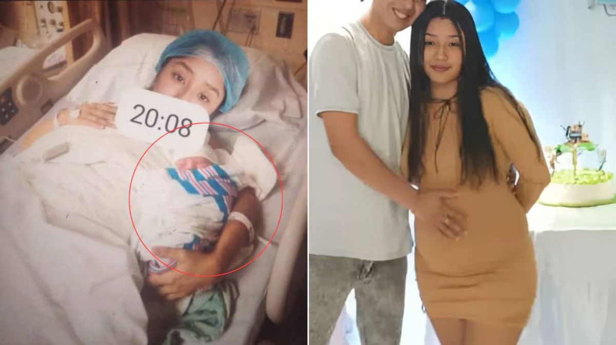 Priscila Quesada, una mujer de 20 a&ntilde;os, desapareci&oacute; el viernes 16 de mayo antes de dar a luz en Salta. La foto de la izquierda es una imagen que pas&oacute; a su familia pero est&aacute; trucada, seg&uacute;n se&ntilde;alaron.