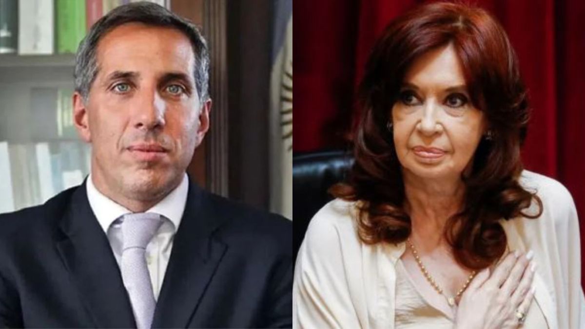 El fiscal Diego Luciani y Cristina Kirchner. El fiscal Diego Luciani y Cristina Kirchner.
