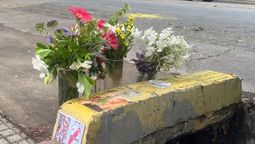 El sitio donde ocurrió el accidente que derivó en tragedia, frente al Parque General San Martín. El sitio donde ocurrió el accidente que derivó en tragedia, frente al Parque General San Martín.