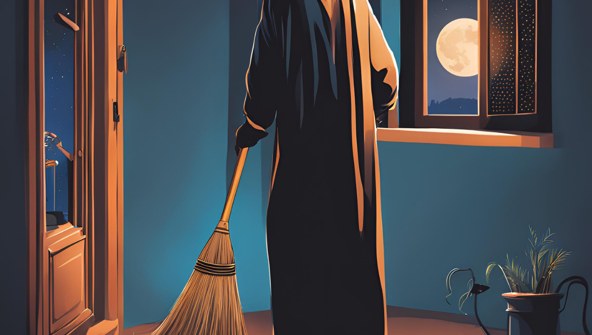 Esta es la razón por la que no debes barrer tu casa de noche