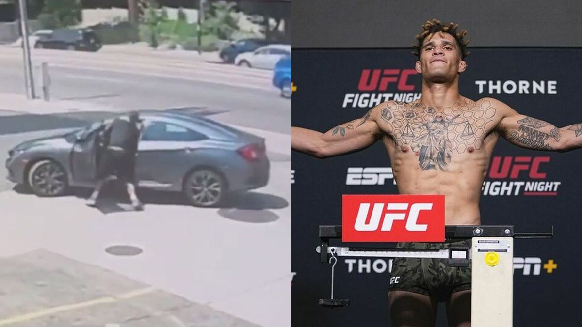 Luchador de UFC detuvo a un ladrón que quiso robarle el auto