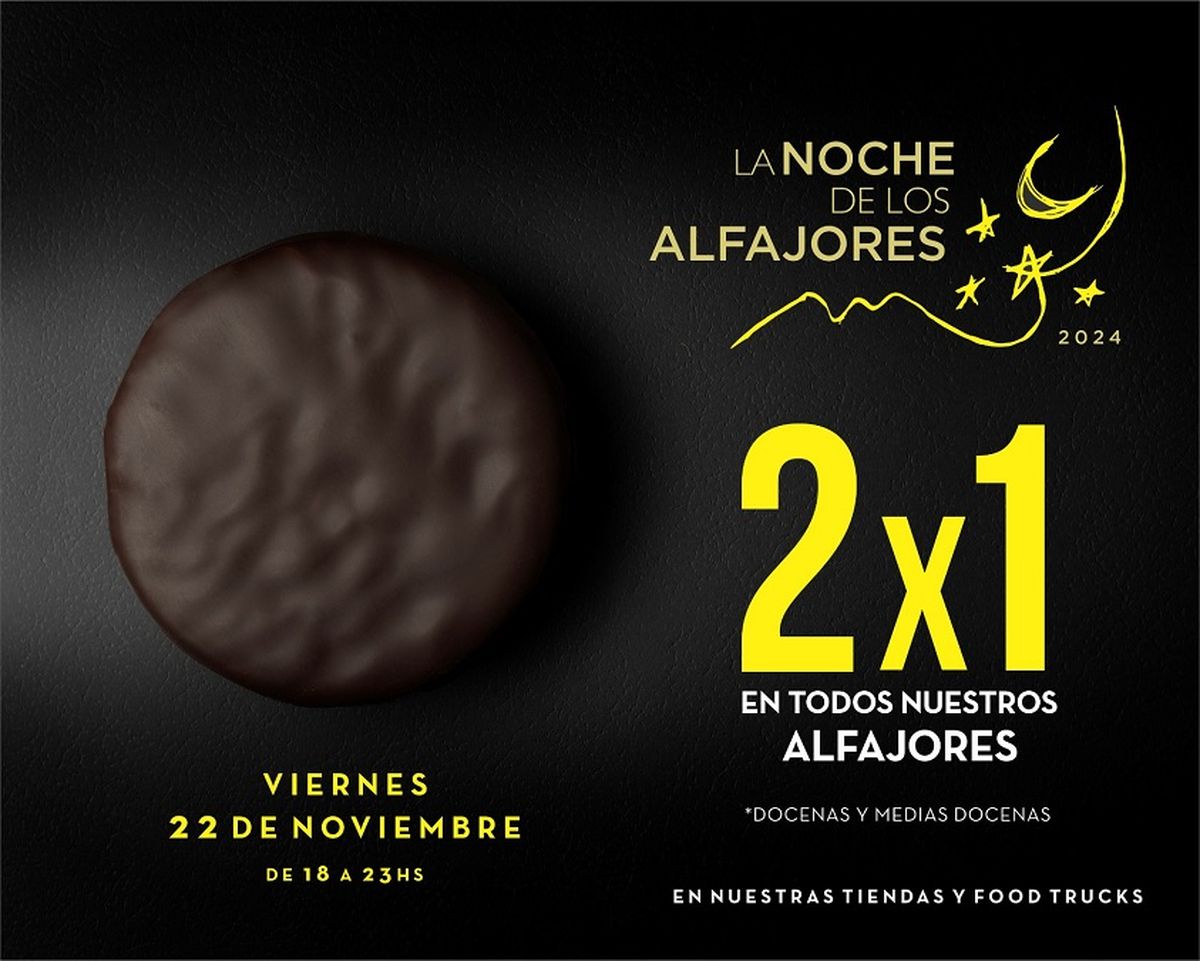 La Noche de los Alfajores se realizará el 22 de noviembre. La Noche de los Alfajores se realizará el 22 de noviembre.