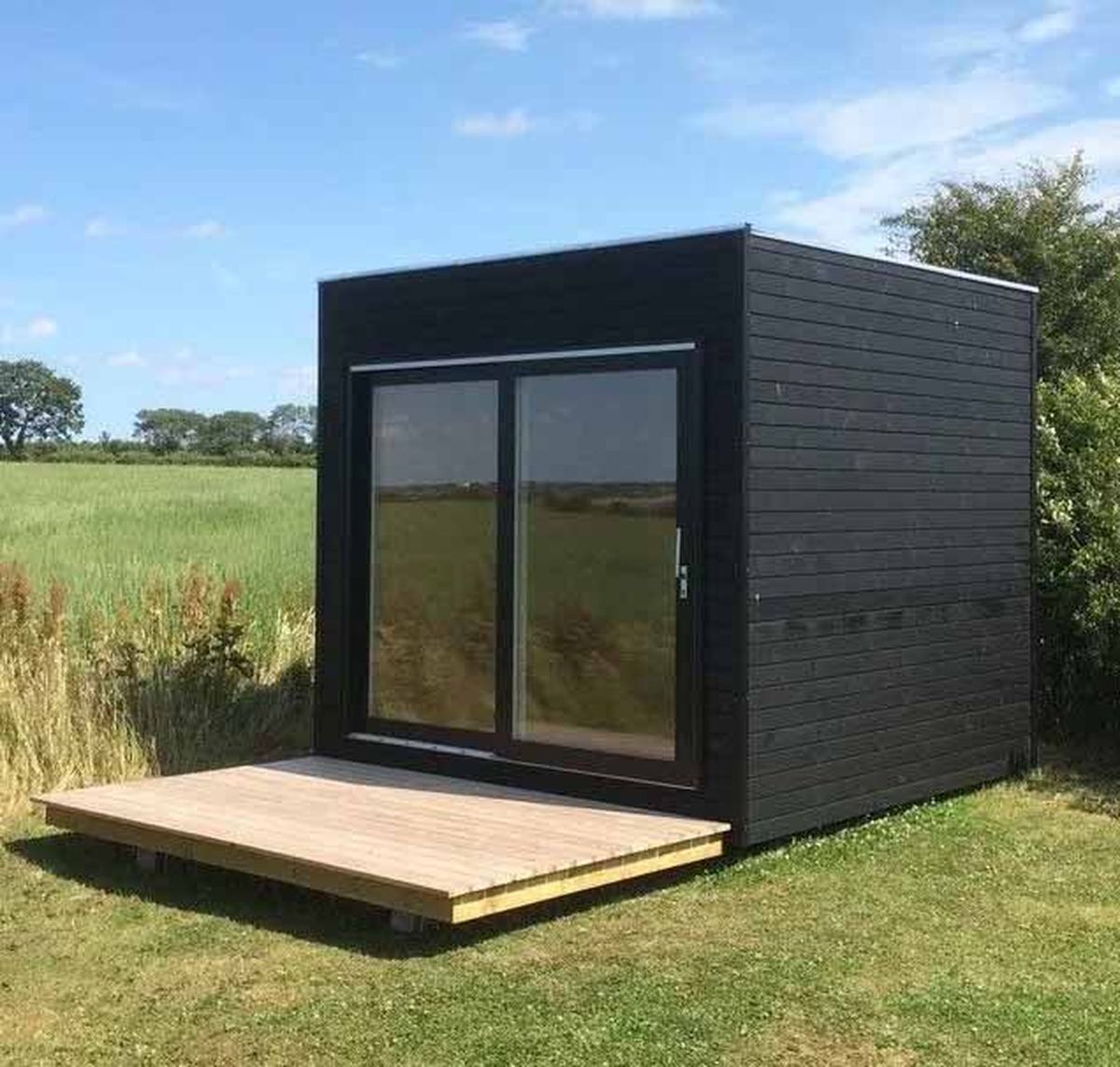 Una Tiny House ocupa poco espacio. Una Tiny House ocupa poco espacio.