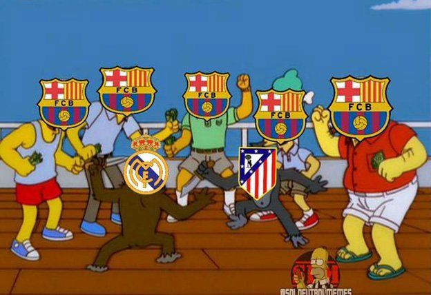 Se ríen de la eliminación del Madrid