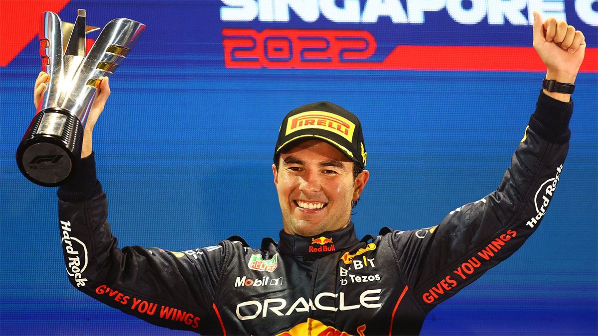 Checo Pérez  se impuso en el Gran Premio de F1 de Singapur.
