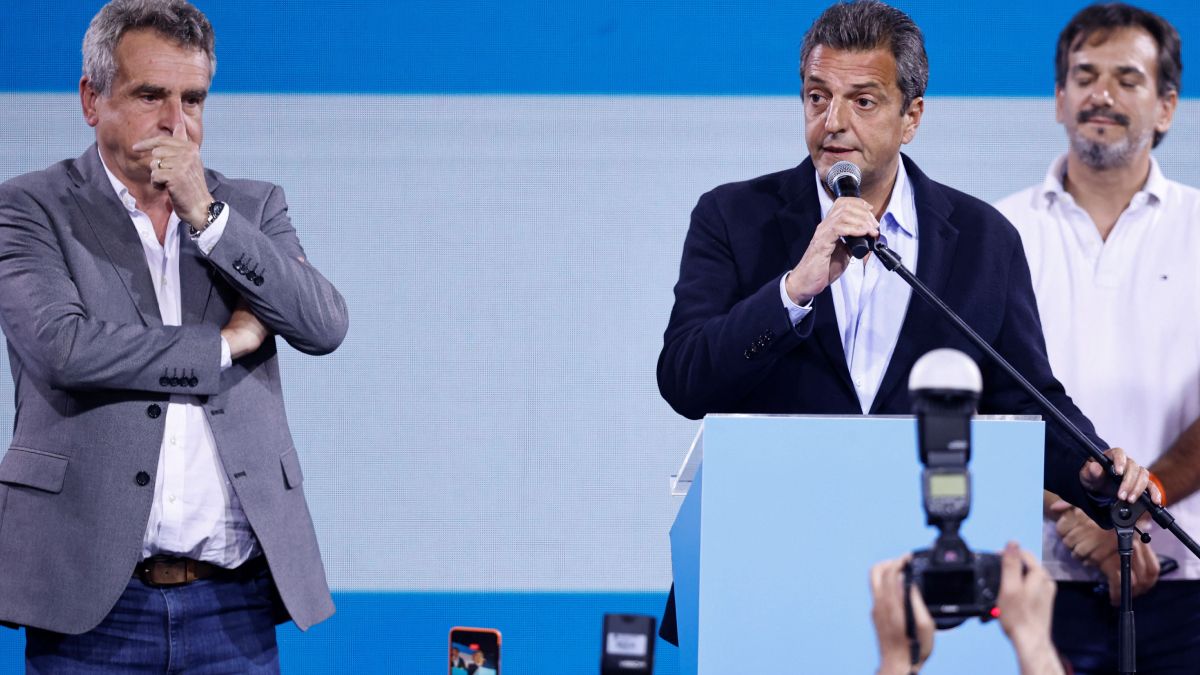 Agustín Rossi y Sergio Massa.