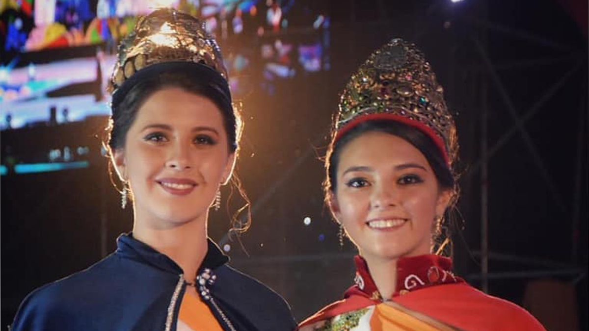 La virreina Carla Giaquinta y la reina Agustina Míguez.