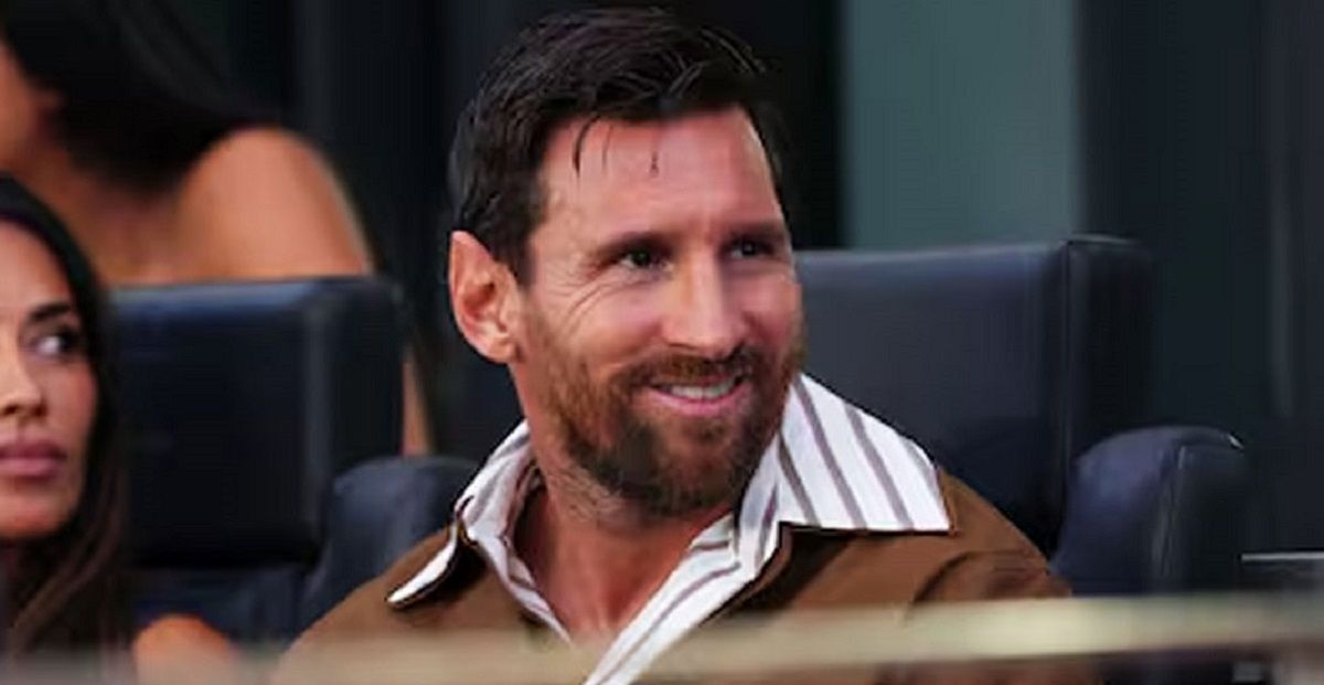 El mejor jugador del mundo siguió desde la tribuna el triunfo de las Garzas.