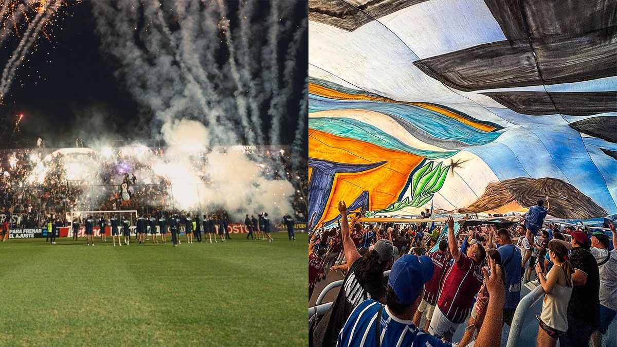 Hubo banderazos de Independiente Rivadavia y de Godoy Cruz en la previa del gran duelo