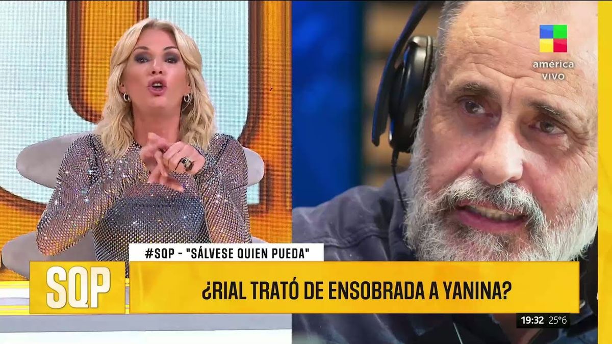 Yanina Latorre a Jorge Rial: Yanina Latorre a Jorge Rial: