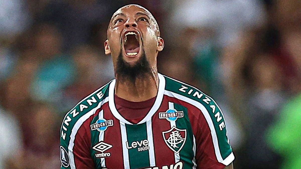 Felipe Melo fue muy polémico en el partido entre Fluminense ante River