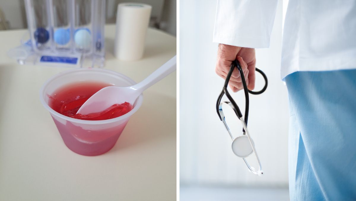 ¿Por qué a los pacientes del hospital se les da gelatina?