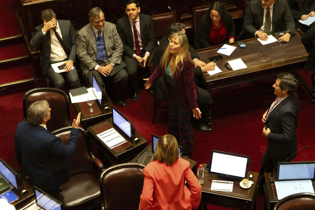 Tensión entre los senadores. Hubo fuertes cruces este jueves. Tensión entre los senadores. Hubo fuertes cruces este jueves.