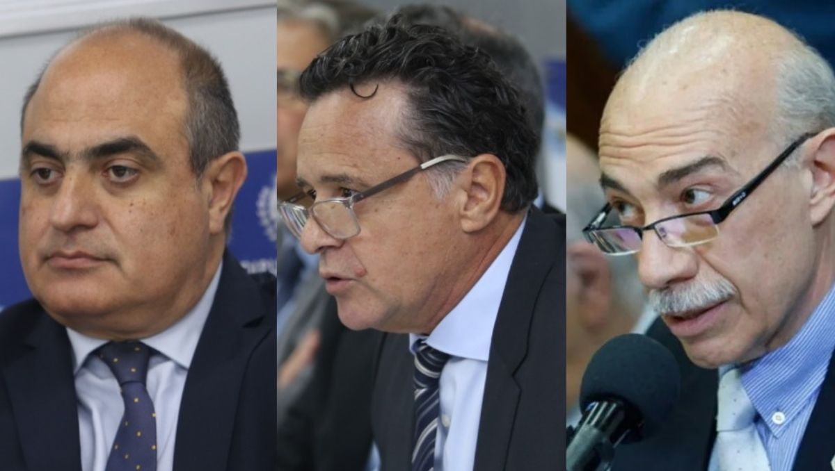 Mario Adaro, Omar Palermo y José Valerio, miembros de la Suprema Corte. Mario Adaro, Omar Palermo y José Valerio, miembros de la Suprema Corte.