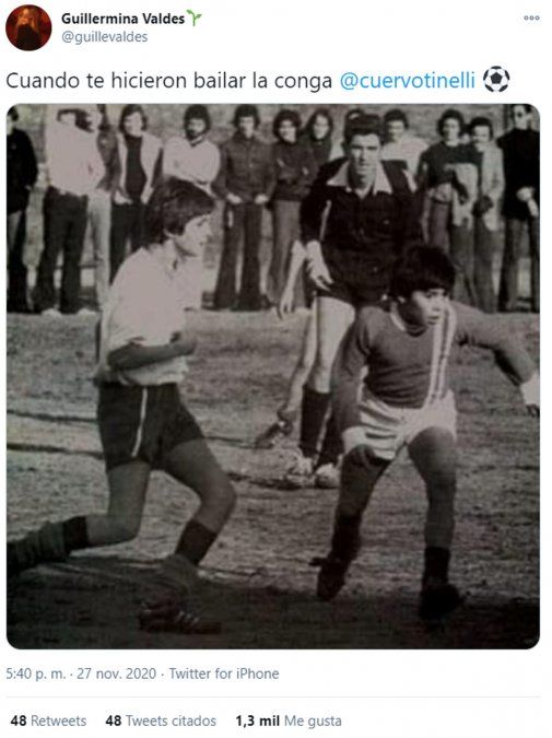 ¿Es Tinelli el de la foto con Maradona? Indignación en las redes