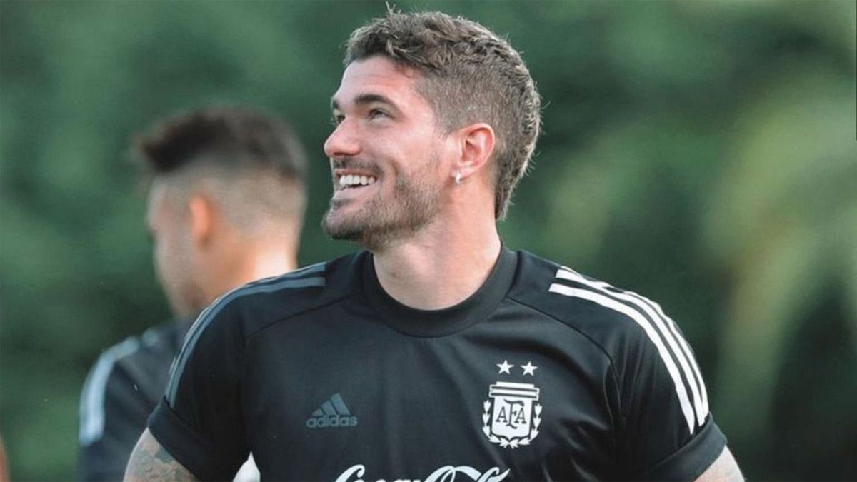 El volante de la Selección Argentina Rodrigo De Paul.