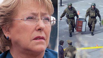 Para Michelle Bachelet, el atentado en el subte de Santiago es 