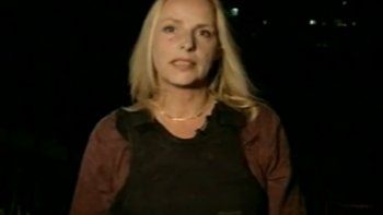 Una periodista fue sorprendida por un misil en vivo en Gaza