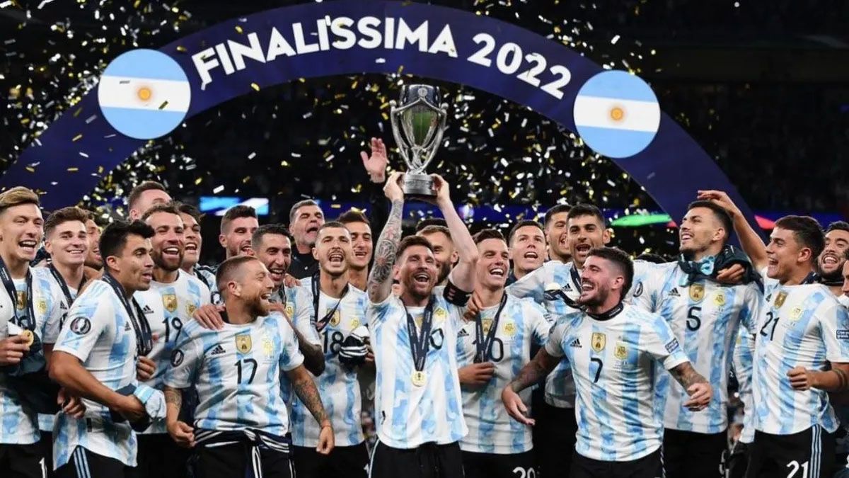La Selección argentina y su par de España deben jugar la Finallissima