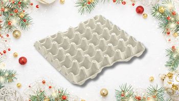 Con un maple o cartón de huevo, crea un hermoso pino navideño para decorar tu hogar Con un maple o cartón de huevo, crea un hermoso pino navideño para decorar tu hogar