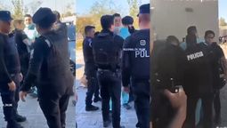 El médico protagonizó un altercado con policías que quedó filmado. El médico protagonizó un altercado con policías que quedó filmado.