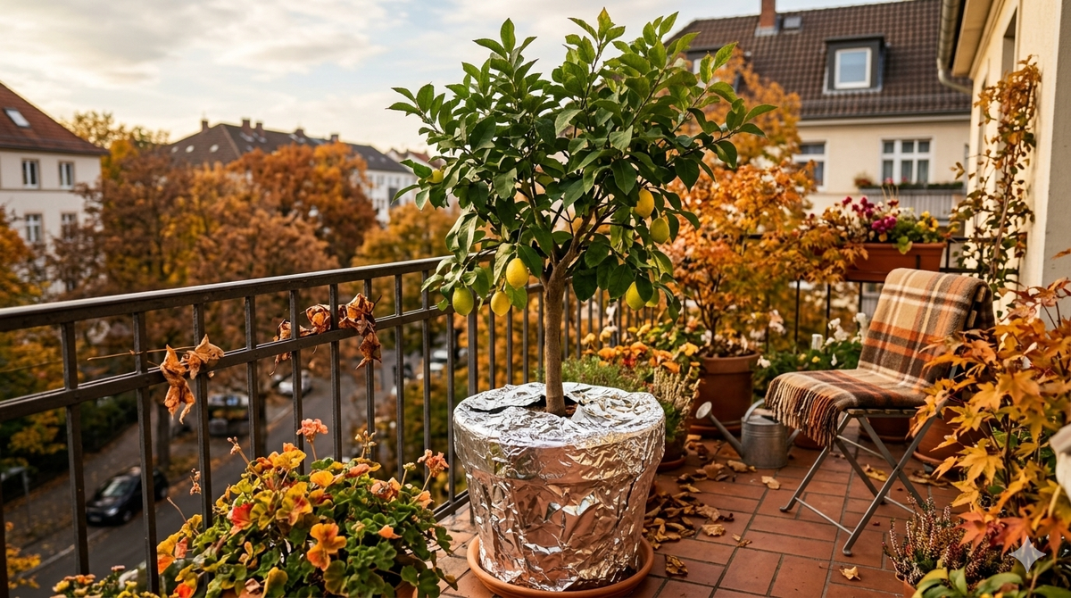 Estos son los beneficios de usar papel aluminio en los árboles frutales. Foto: Gemini Estos son los beneficios de usar papel aluminio en los árboles frutales. Foto: Gemini