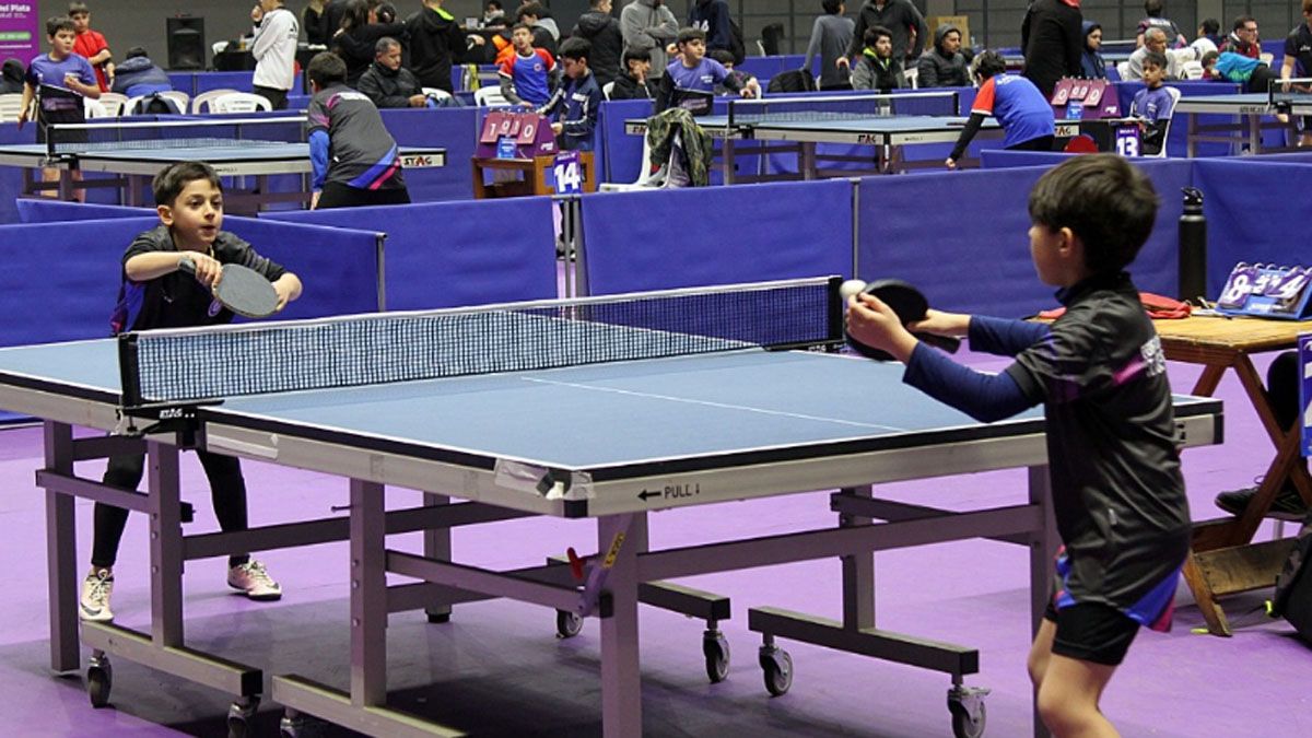 El Argentino de tenis de mesa, en el Aconcagua Arena, reúne a caegorías desde sub 9 a mayores