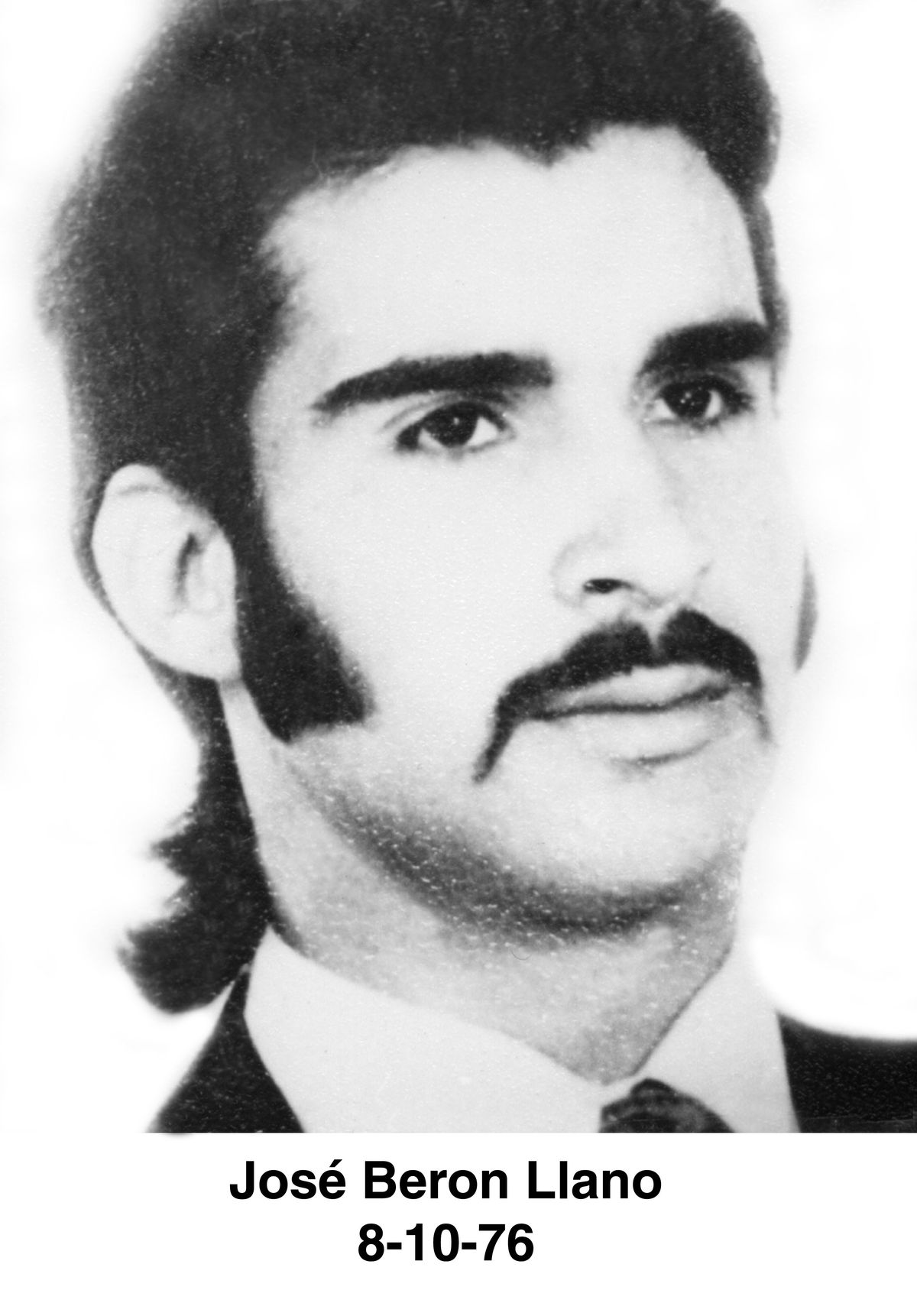 José Berón tenía 20 años cuando fue secuestrado y desaparecido en San Rafael. Era militante del PRT (Partido Revolucionario de los Trabajadores).