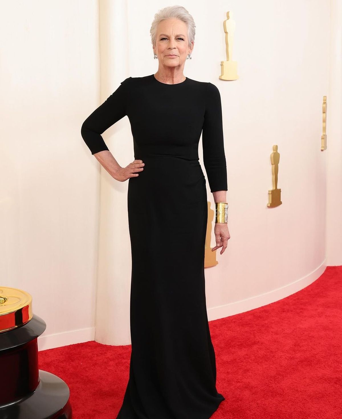 Jamie Lee Curtis en los premios Oscar. Jamie Lee Curtis en los premios Oscar.
