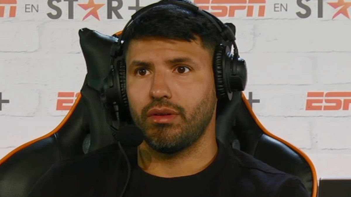 El Kun Agüero opinó del cruce de los argentinso en la Champions League.