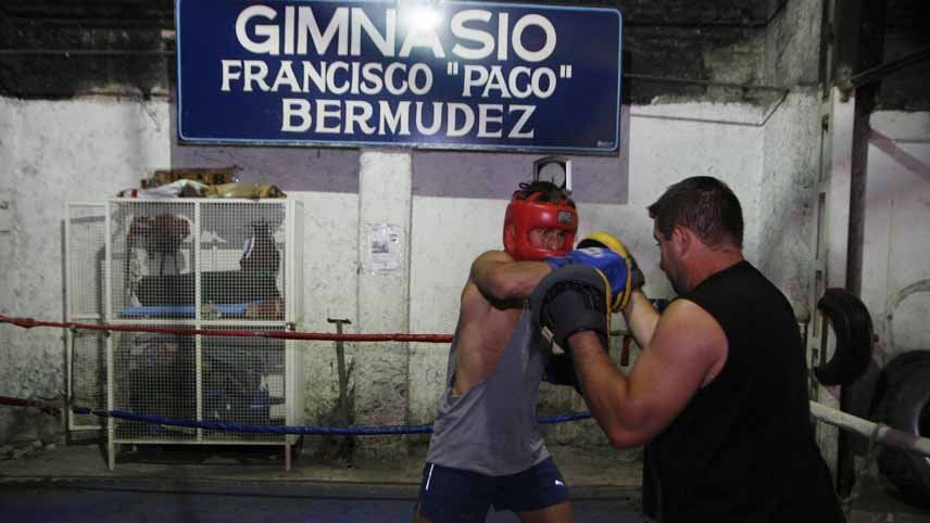 Gonzalo Bertranou boxeador: el puma se entrena para dar pelea