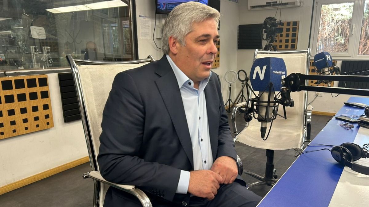 Germán Gómez, en Radio Nihuil, el jueves pasado. Estuvo en el programa Germán Gómez, en Radio Nihuil, el jueves pasado. Estuvo en el programa