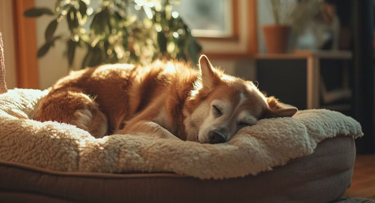 En días de bajas temperaturas, el perro debe dormir en un lugar adecuado de la casa para que no sufra problemas de hipotermia En días de bajas temperaturas, el perro debe dormir en un lugar adecuado de la casa para que no sufra problemas de hipotermia