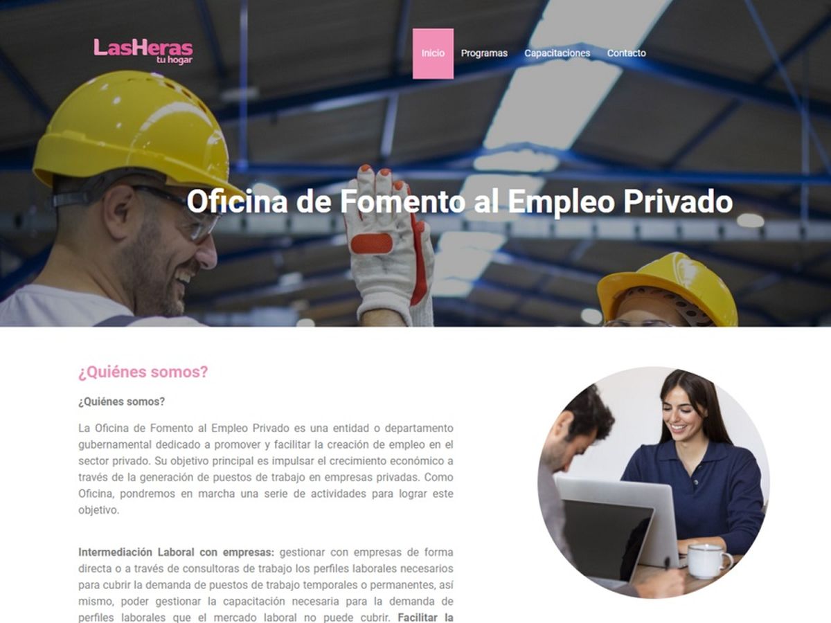 La Oficina de Fomento al Empleo Privado que se dedica a promover y facilitar la generación de puestos de trabajo en empresas privadas. La Oficina de Fomento al Empleo Privado que se dedica a promover y facilitar la generación de puestos de trabajo en empresas privadas.