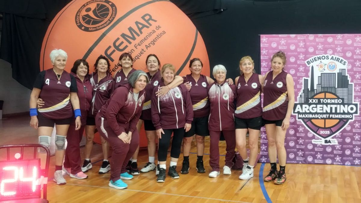 La selección de Básquetbol Femenino de Mendoza fue campeona en la división +65 en el Campeonato Argentino realizado en el Cenard y otros escenarios porteños.