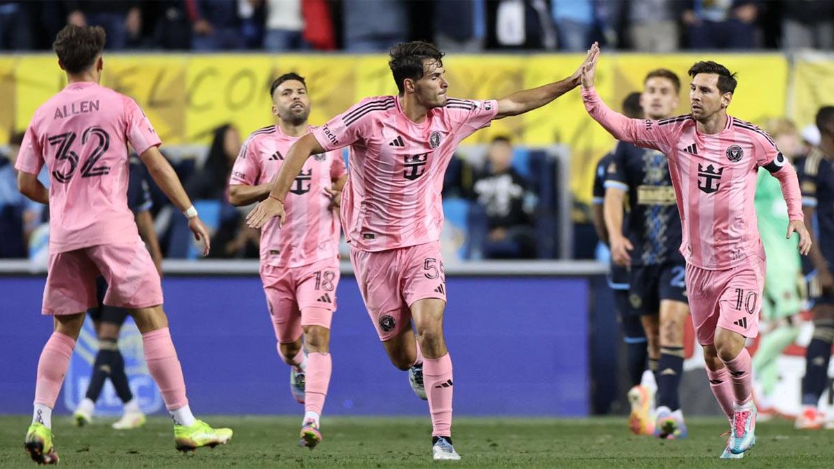 Lionel Messi le dio el empate agónico al Inter Miami frente a Philadelphia Union.