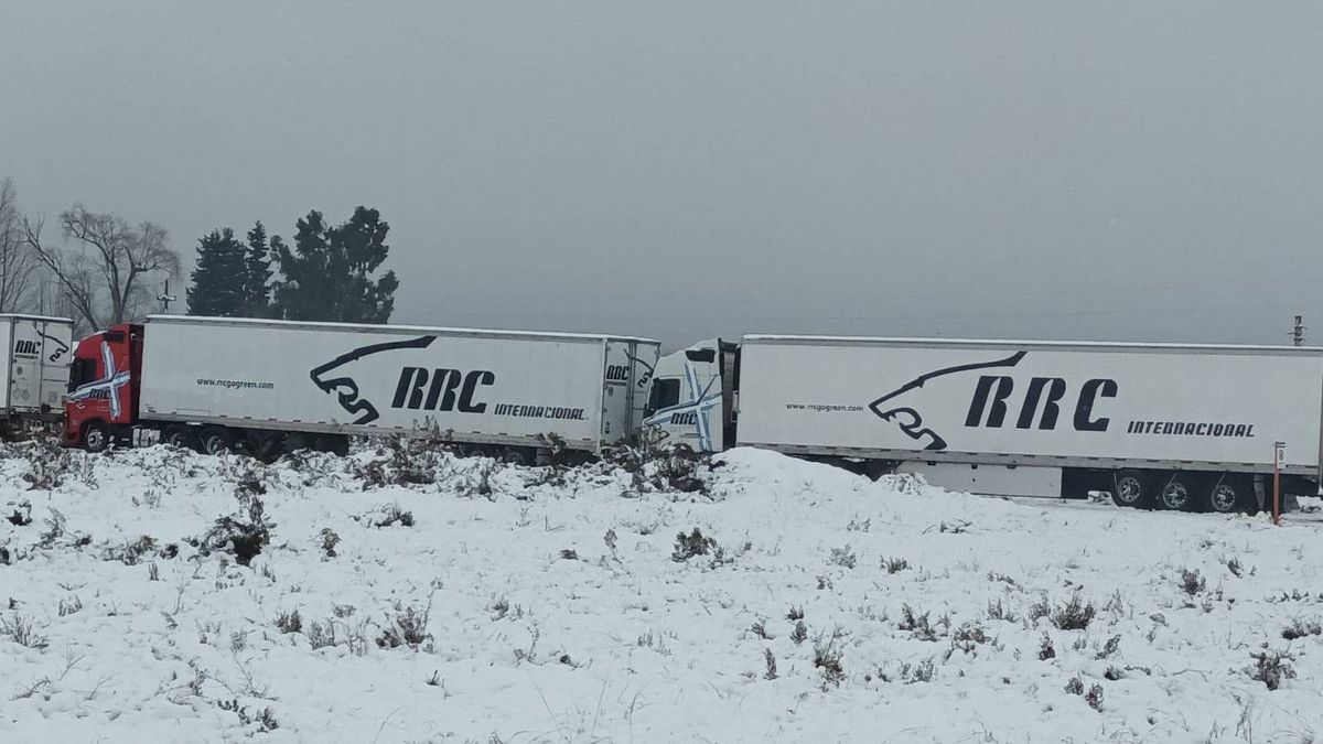 Una imagen frecuenta en la ruta a Chile. Una imagen frecuenta en la ruta a Chile.