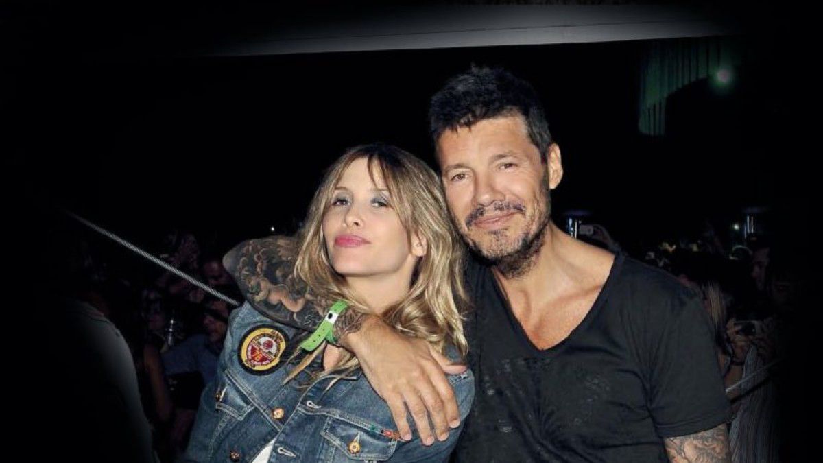 Guillermina Valdés y Marcelo Tinelli.
