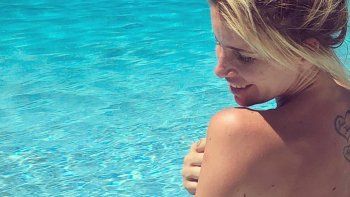 Flor Peña mostró su costado más sexy con un chapuzón en topless