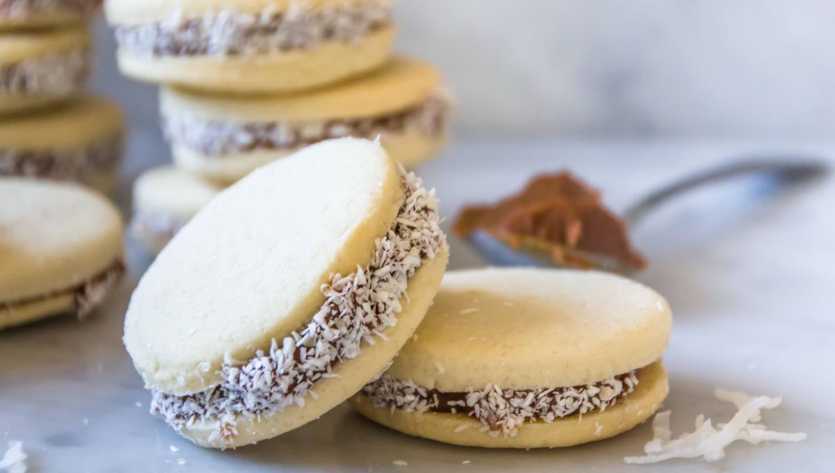 Alfajores de maicena. Alfajores de maicena.