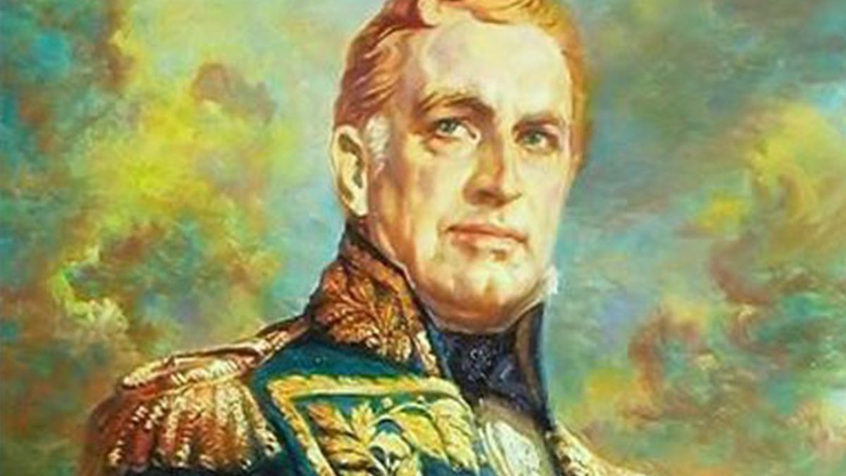 El almirante irlandés Guiilermo Brown fue un puntal fundamental en la lucha independentista argentina.