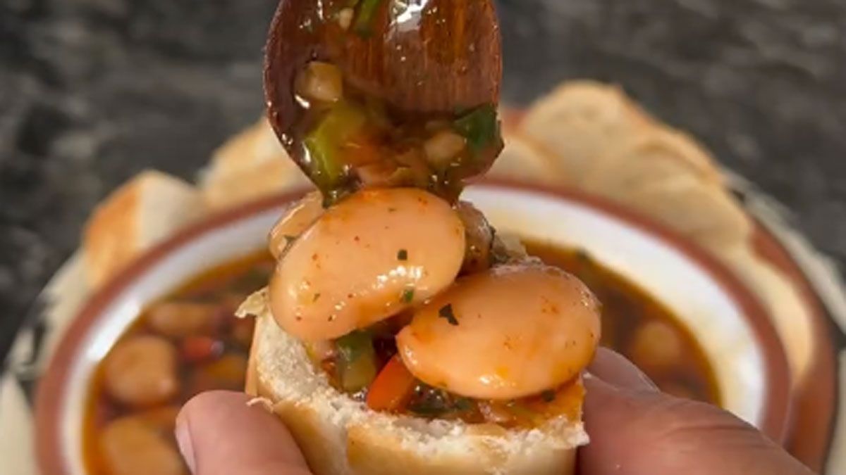 No hay nada más rico que saborear unos ricos porotos en escabeche