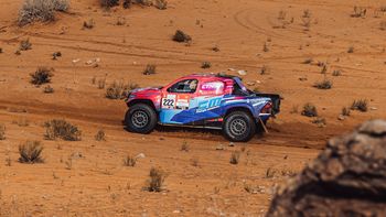 Lucio Álvarez recuperó el tercer puesto en el Dakar 2022
