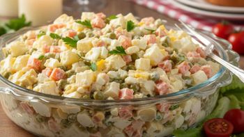 Cómo hacer Ensalada rusa con 1 ingrediente secreto: la receta llena de sabor y fresca para Navidad Cómo hacer Ensalada rusa con 1 ingrediente secreto: la receta llena de sabor y fresca para Navidad