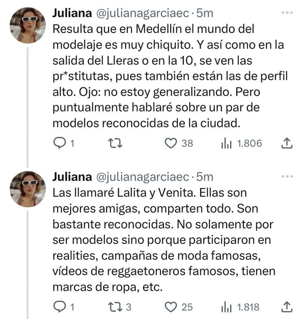 El hilo de Twitter sobre la supuesta infidelidad de Rauw Alejandro a Rosalía con Valeria Duque. Twitter/@HistorywithLilo. El hilo de Twitter sobre la supuesta infidelidad de Rauw Alejandro a Rosalía con Valeria Duque. Twitter/@HistorywithLilo.