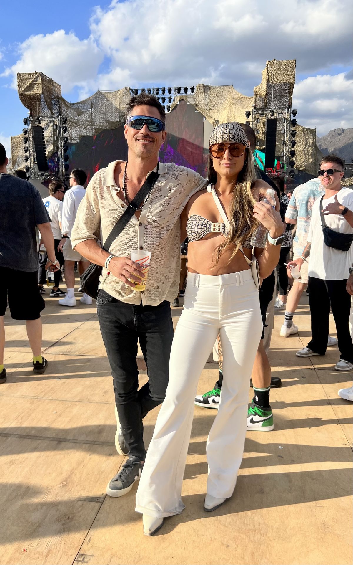 Marian Bertoya y Ferny Semino, pareja chic.