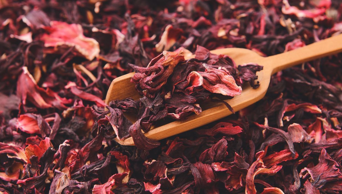 Té de hibisco. Té de hibisco.
