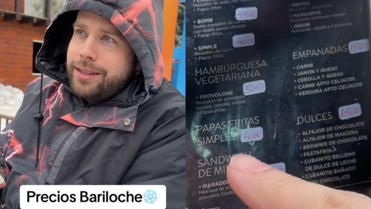 Una pareja viajó a Bariloche, salió a comer y los precios los dejaron sin palabras