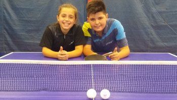 Dos niños mendocinos se van al Sudamericano de tenis de mesa