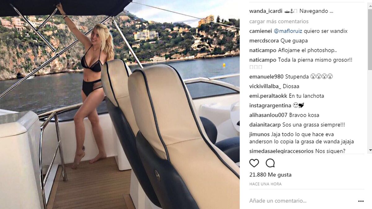 No pierde las mañas: Wanda Nara derritió Instagram con sus curvas